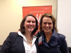 Photo of Sarah Hopper and Kate Janeway from Washington Women's Foundation Discovery Days 2015