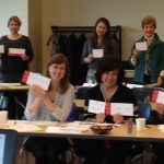 Photo of Washington Women's Foundation members and guests at a workshop