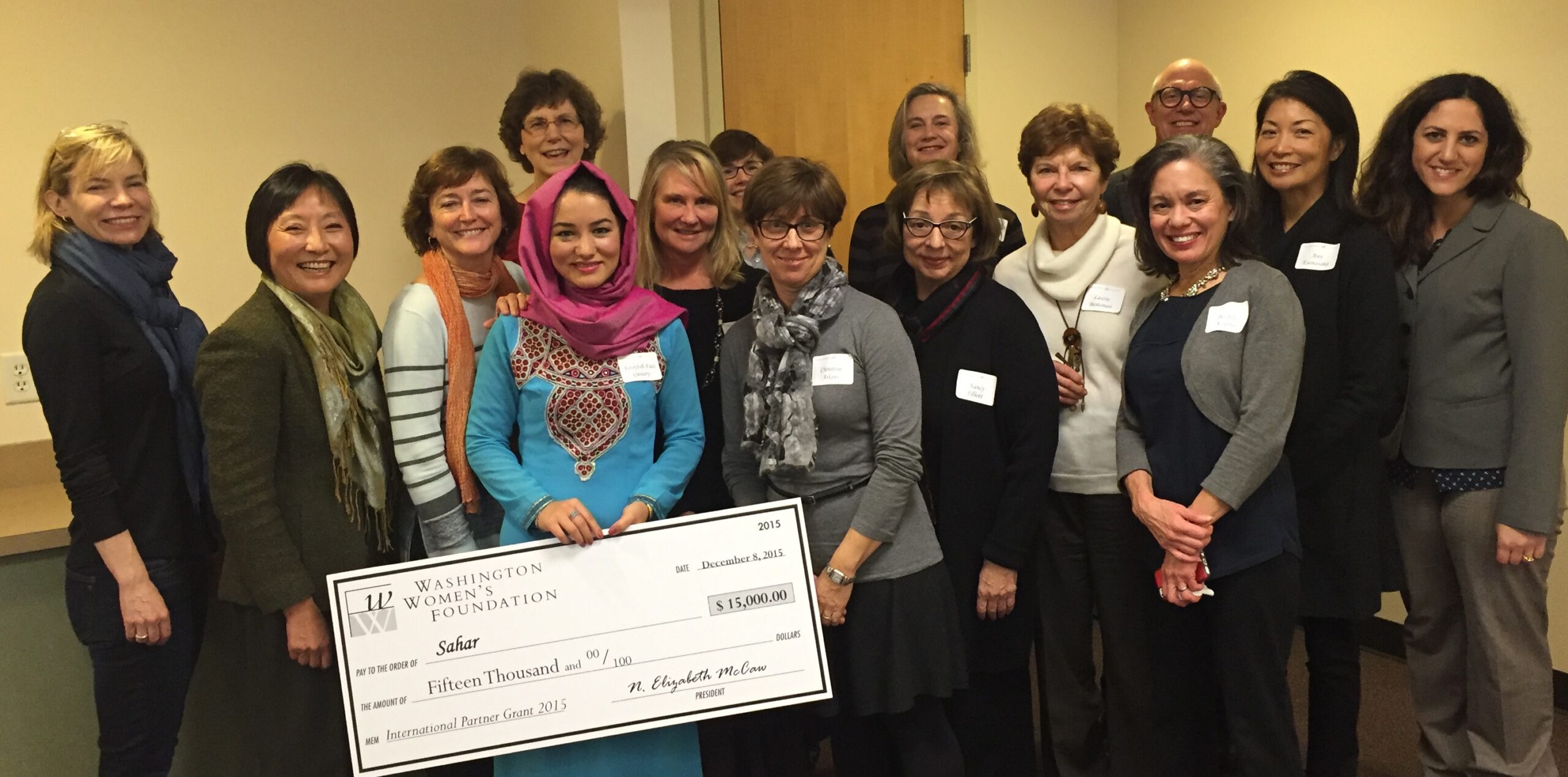 2015 International Partner Grant Check Cropped