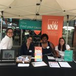 Photo of Washington Women's Foundation staff at GiveFest 2017 at Microsoft