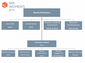 WA Women's Foundation committees structure
