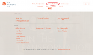Screenshot of Renew Membership